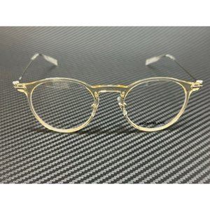 New Mont Blanc Silver 48mm Round Sunglasses